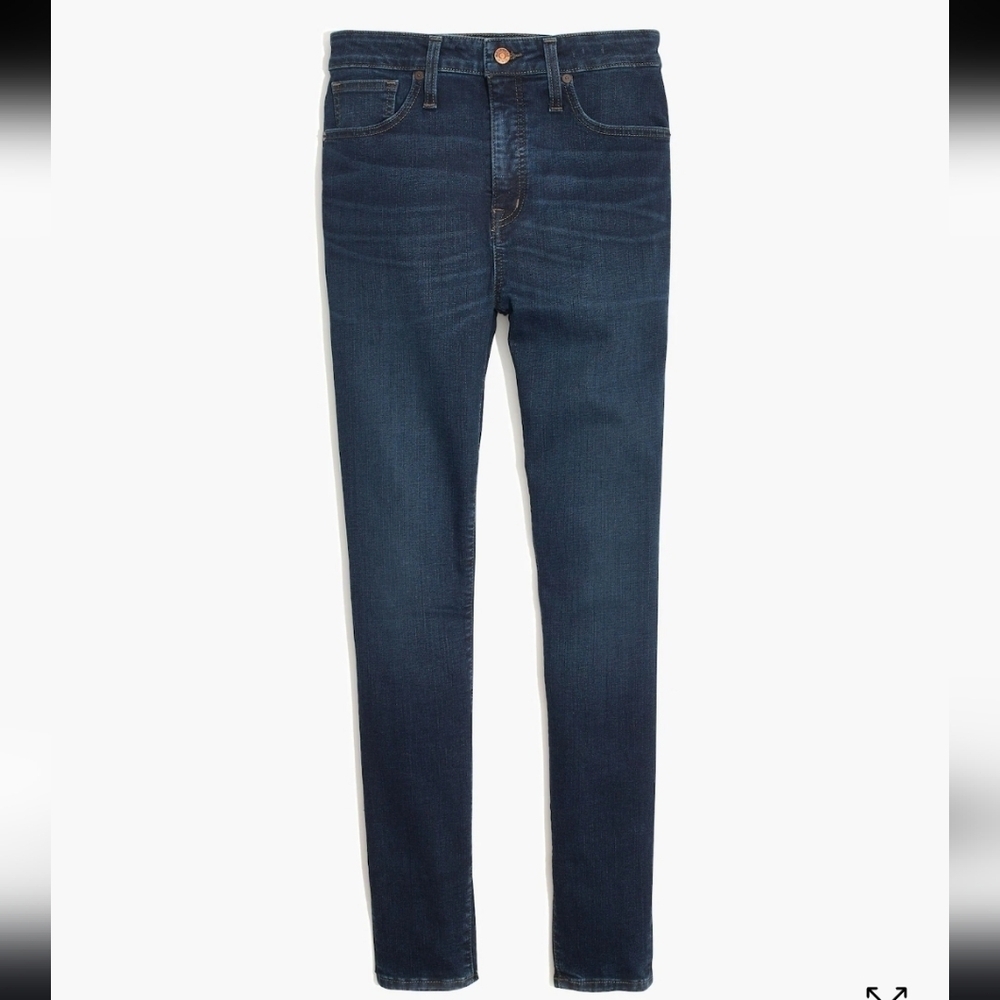 Madewell Curvy High-Rise Skinny Jeans in Hayes Wash Stretch Denim Womens Size 29